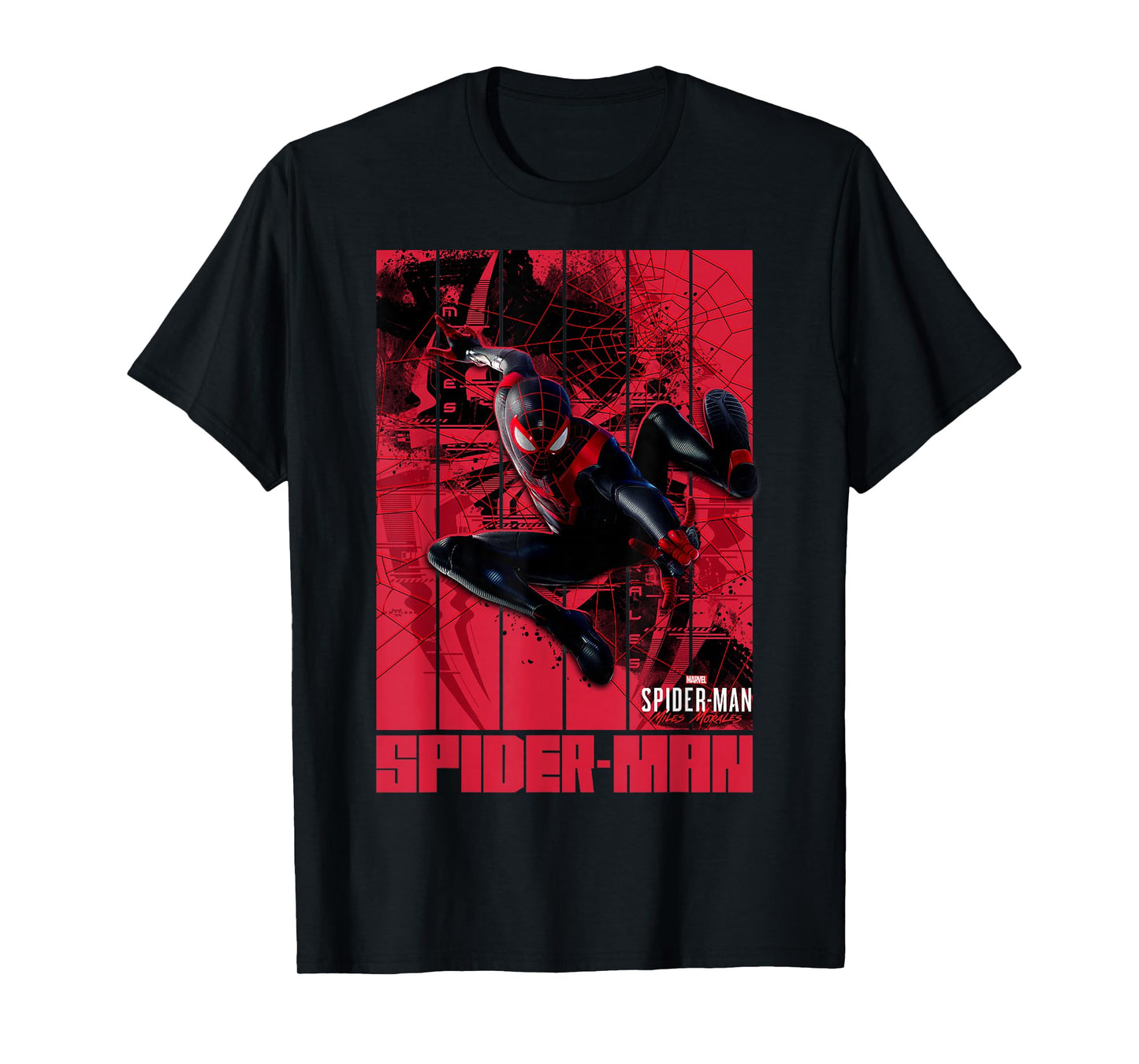 Marvel Spider-Man: Miles Morales Panels T-Shirt