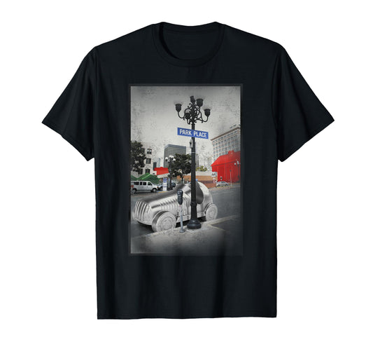 Monopoly Game Piece Car Park Place Vintage Picture Poster T-Shirt