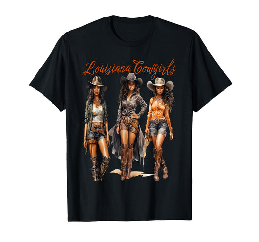 Pretty Louisiana Cowgirls T-Shirt