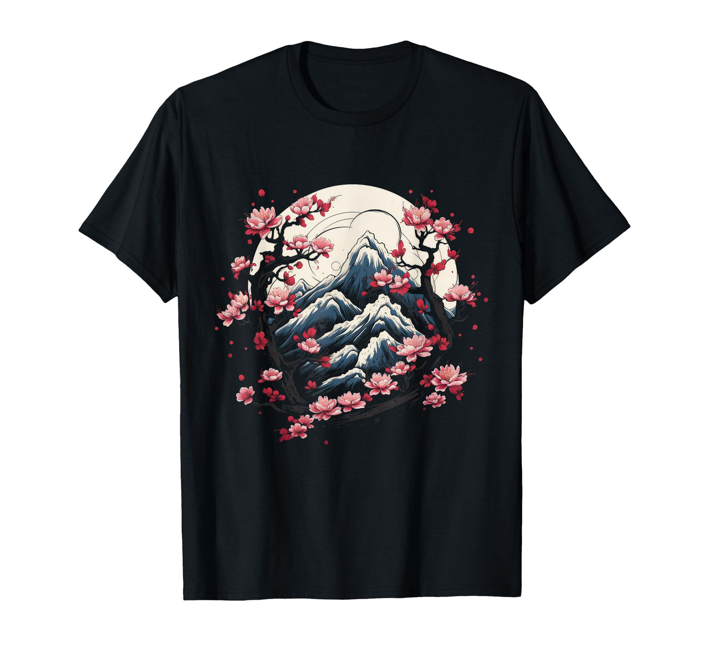 Elegant Sakura Cherry Tree Blossom Japanese Spring T-Shirt