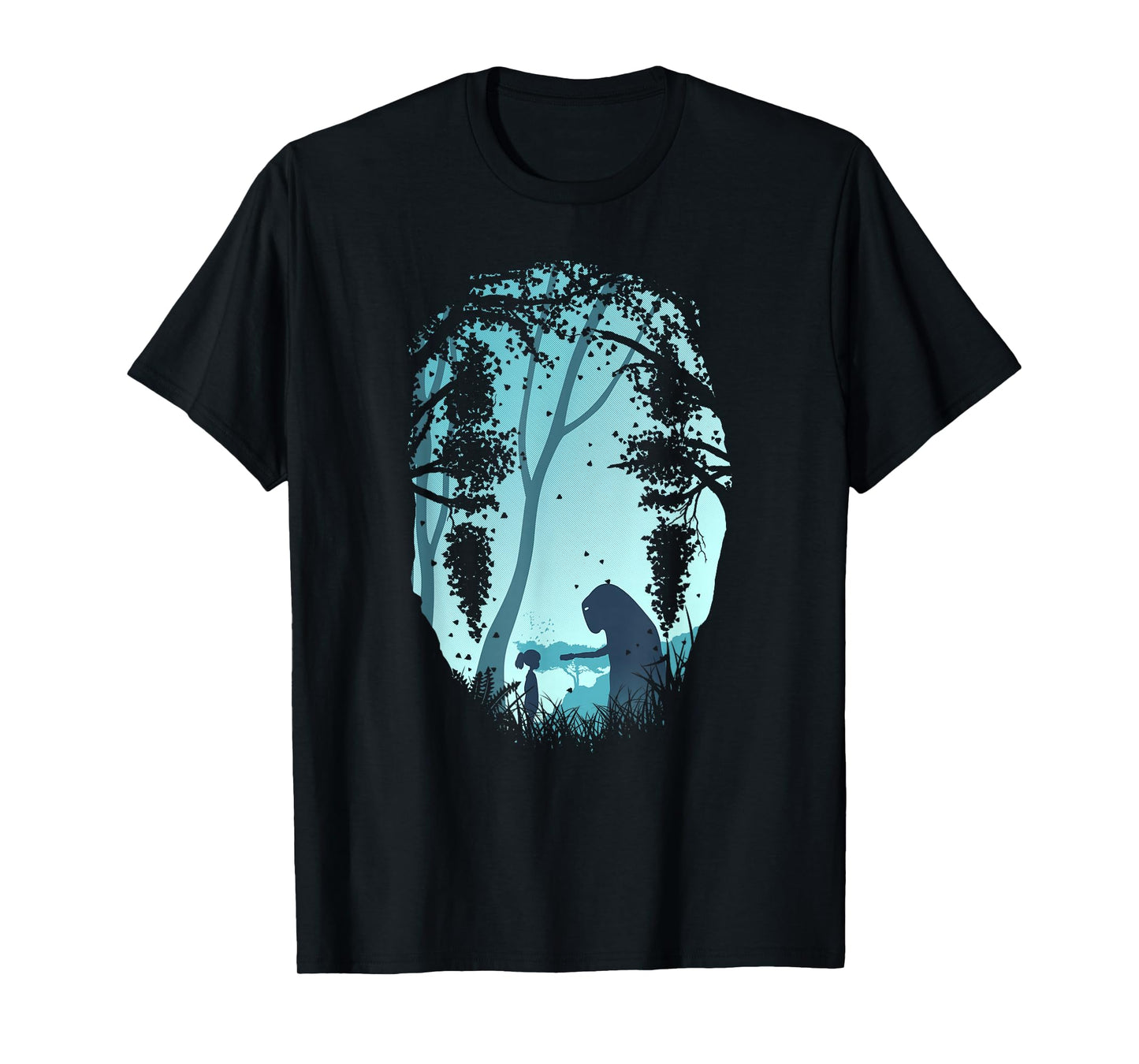 Filiskun No Face Unisex-Adults Classic Fit Short Sleeve T-Shirt - Anime T-Shirts - Black - S