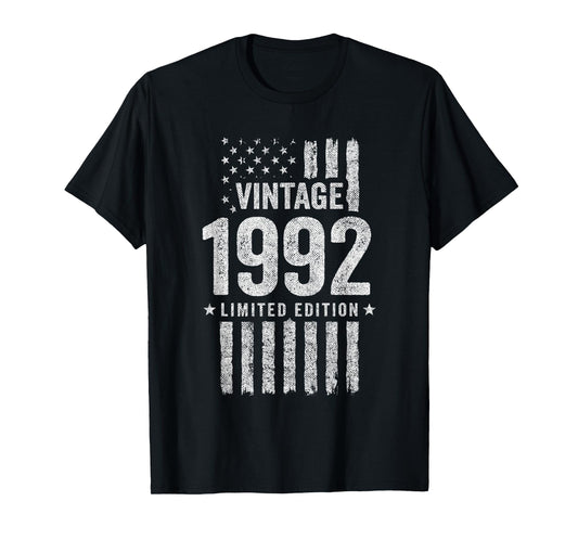 1992 Birthday - Born in 1992 - Limited Edition Vintage 1992 T-Shirt