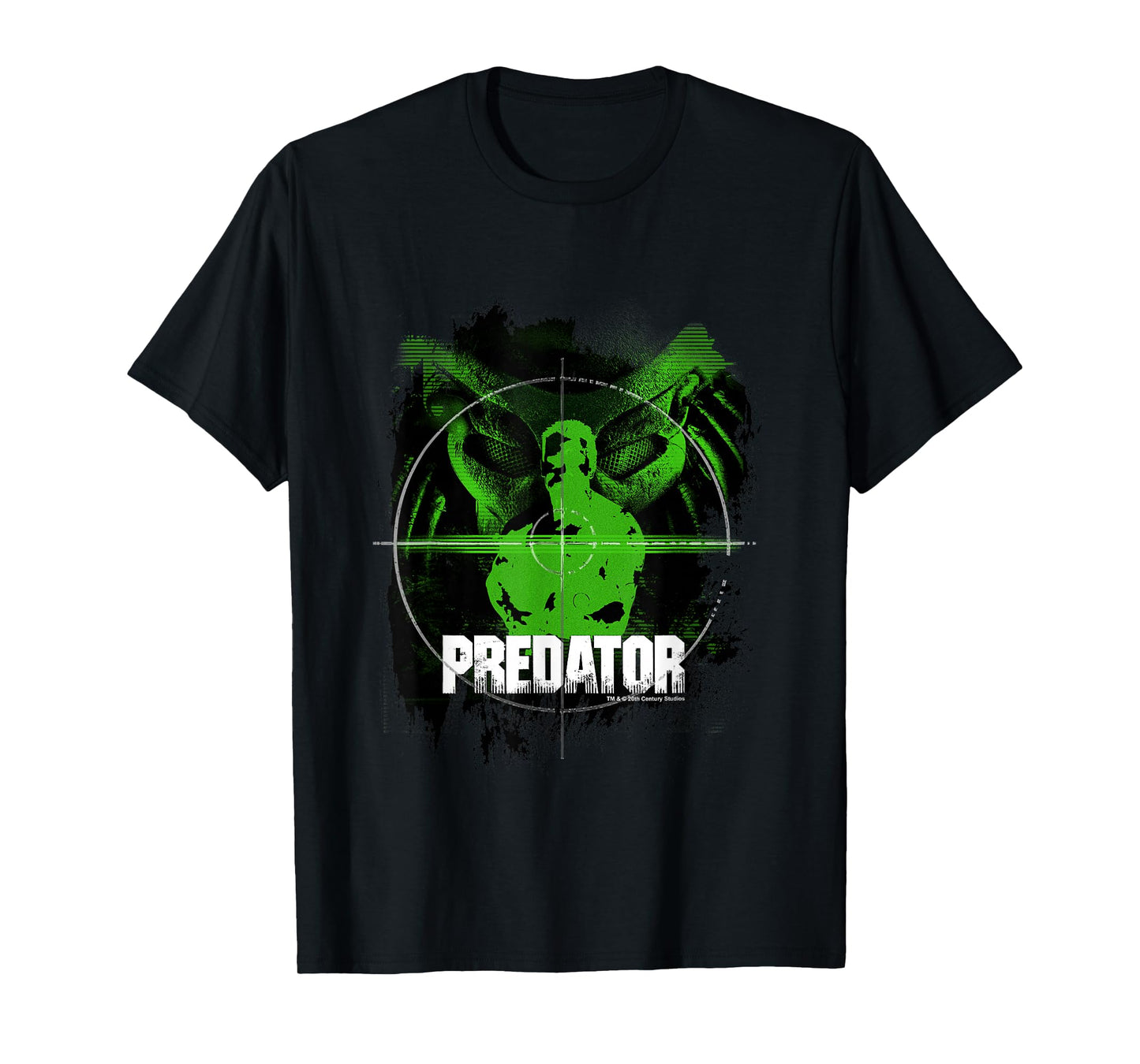 Predator Dutch Alien Hunter Pointer Silhouette Retro Poster T-Shirt