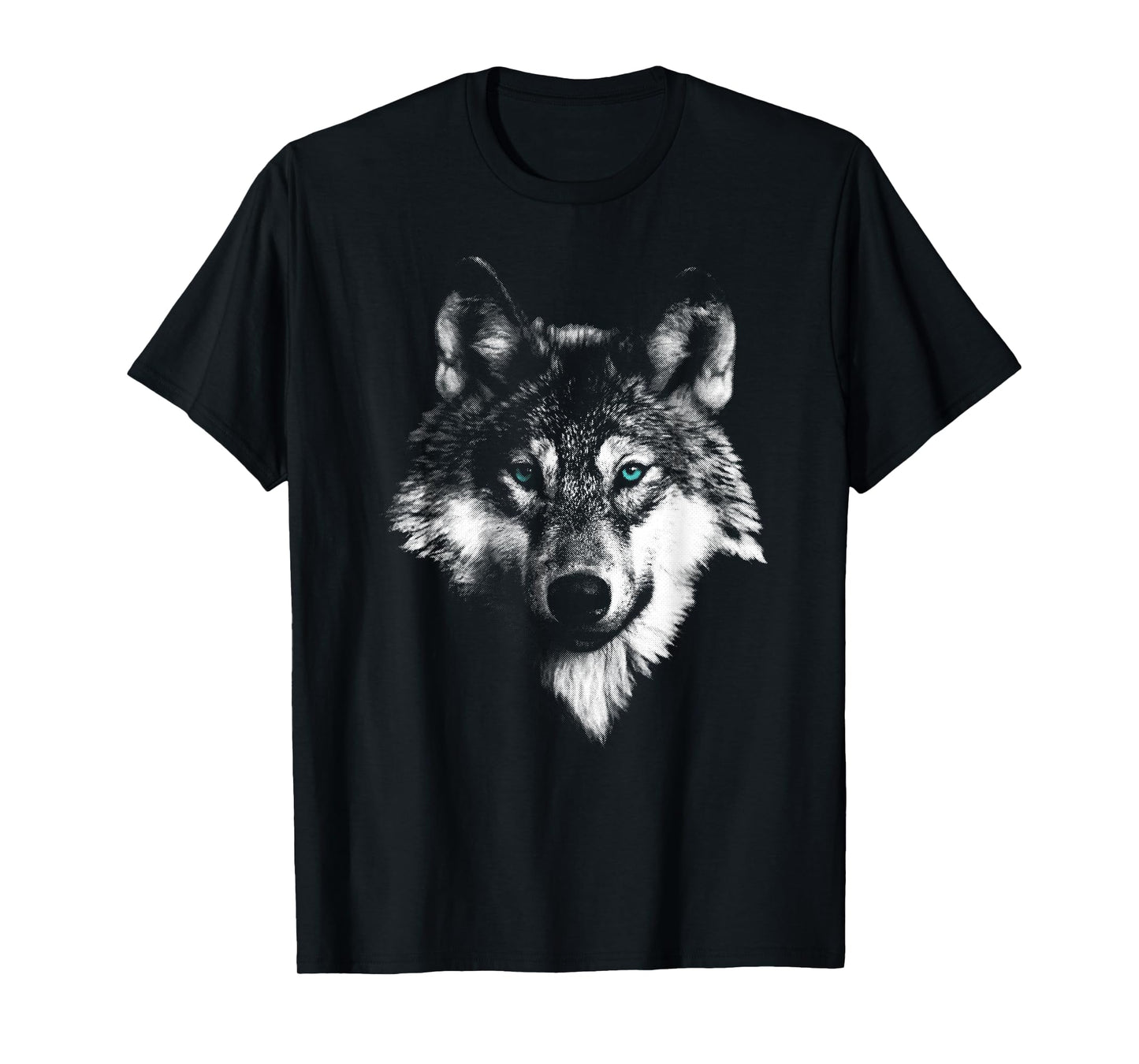 White Wolf with Blue Eyes T-Shirt