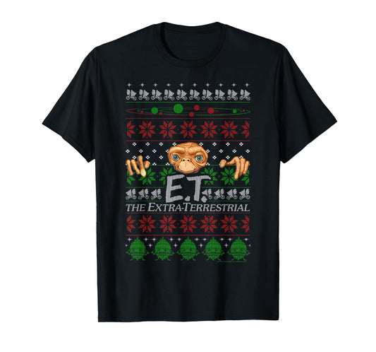 E.T. The Extraterrestrial Ugly Christmas Sweater T-Shirt