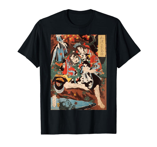 Japanese Tengu God Art Snake Man Retro Vintage Artwork T-Shirt