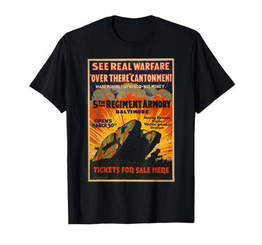 Vintage WW1 T-Shirt WWI Retro Poster World War Advertising T-Shirt