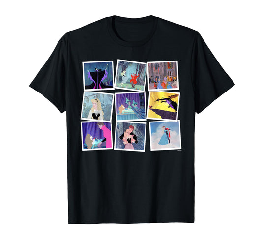 Disney Princess Aurora Sleeping Beauty Famous Movie Frames T-Shirt