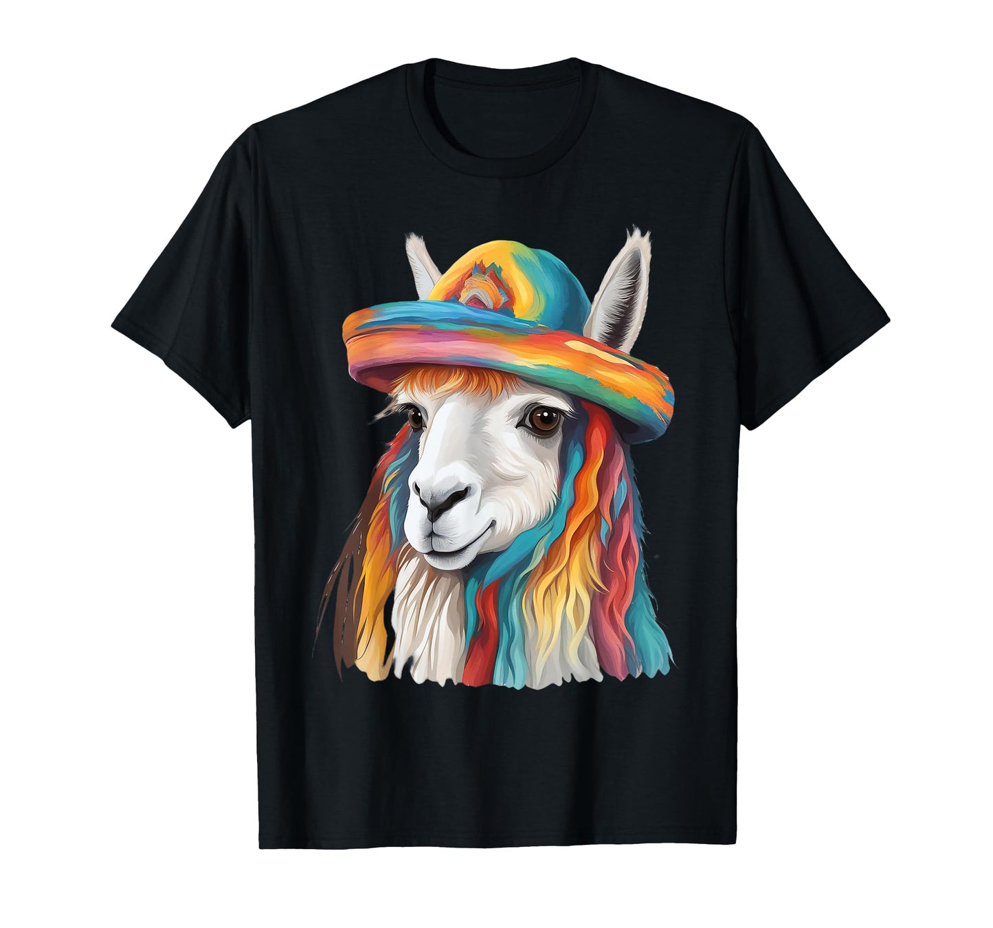 Cute Llama Costume Cotopaxi National Park Alpaca Ecuador T-Shirt