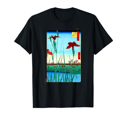 Japanese Art, Hiroshige Woodblock Art Design Tee T-Shirt
