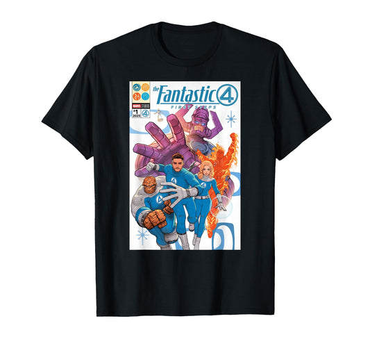 Marvel The Fantastic Four: First Steps Comic Book Cover Art T-Shirt