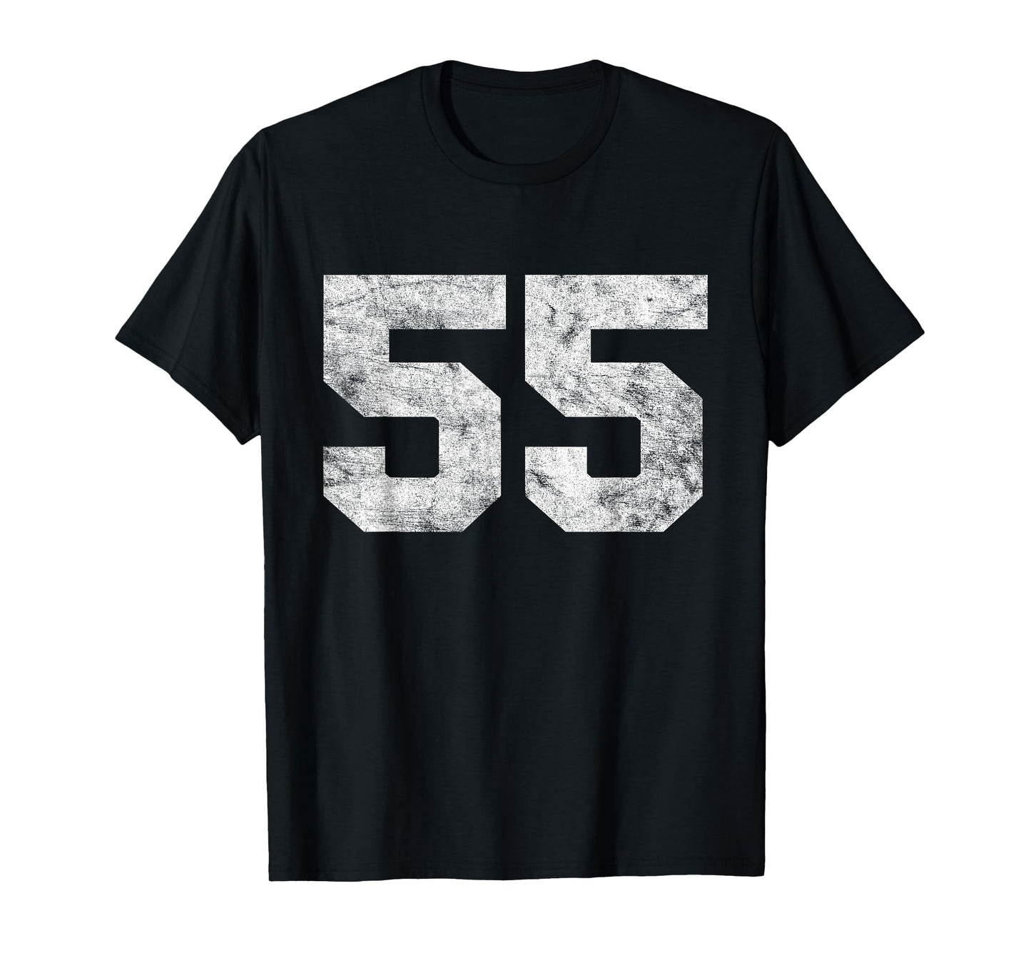 Vintage Lucky Number 55 Birthday Sports Player Team Athlete T-Shirt