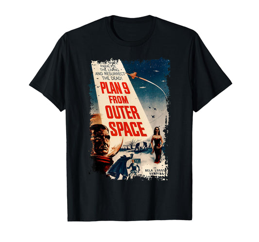 Plan 9 From Outer Space Vintage Sci Fi T-Shirt T-Shirt