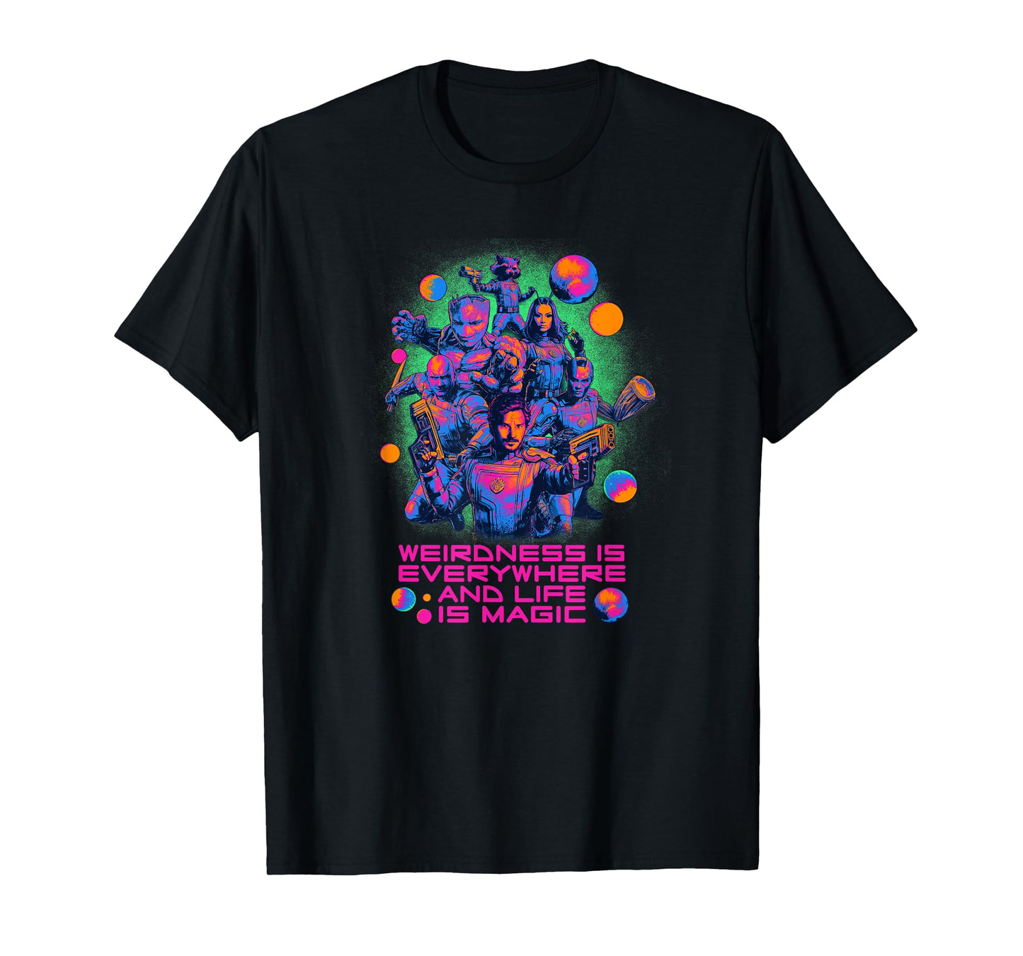 Marvel Guardians of the Galaxy Vol. 3 Life Is Magic Group T-Shirt