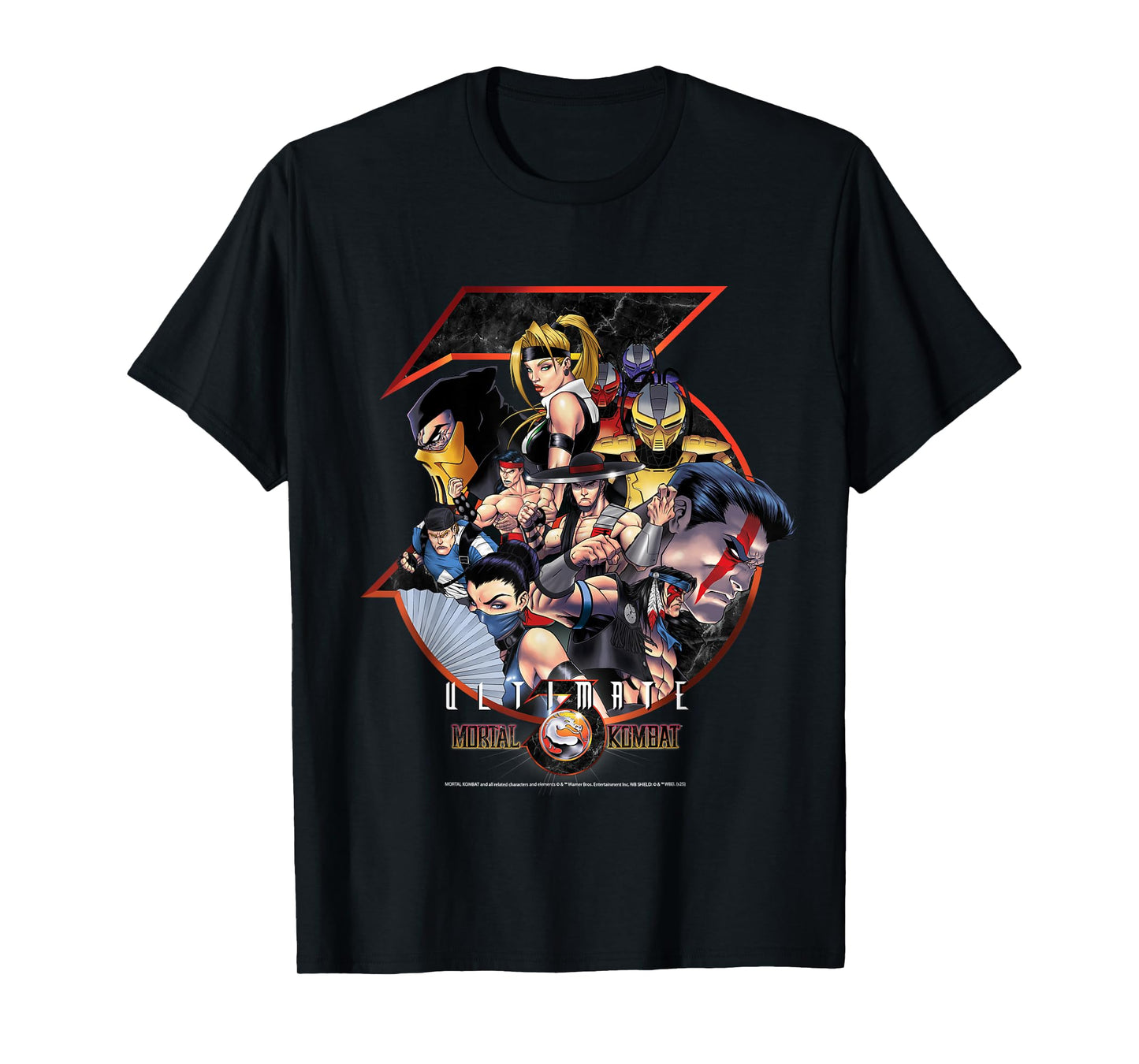 Ultimate Mortal Combat Merch Characters T-Shirt