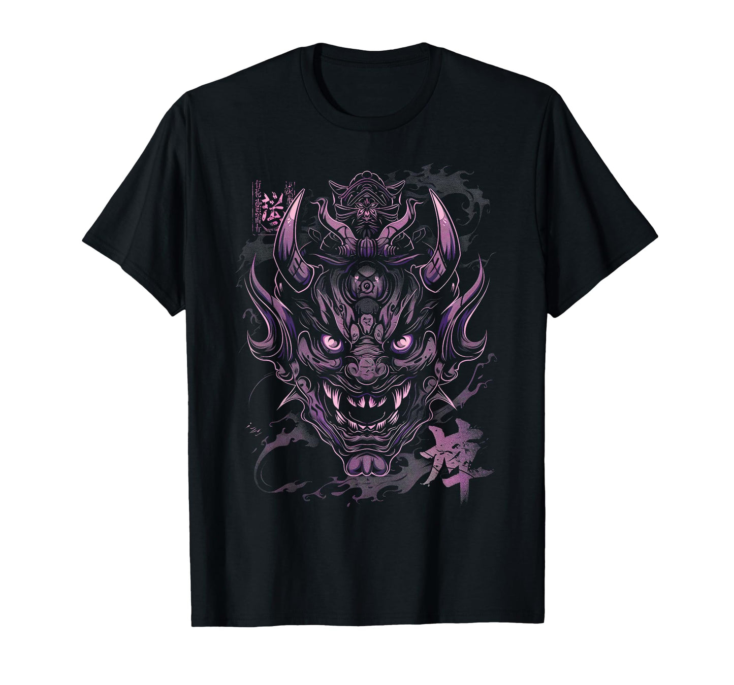 Anime Goth Japanese Oni Demon Dragon Fantasy Art Fierce T-Shirt