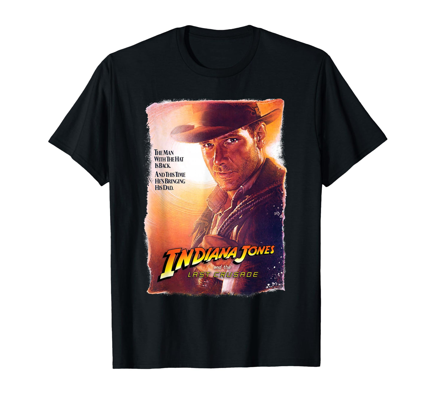 Lucasfilm Indiana Jones and The Last Crusade Poster Art T-Shirt