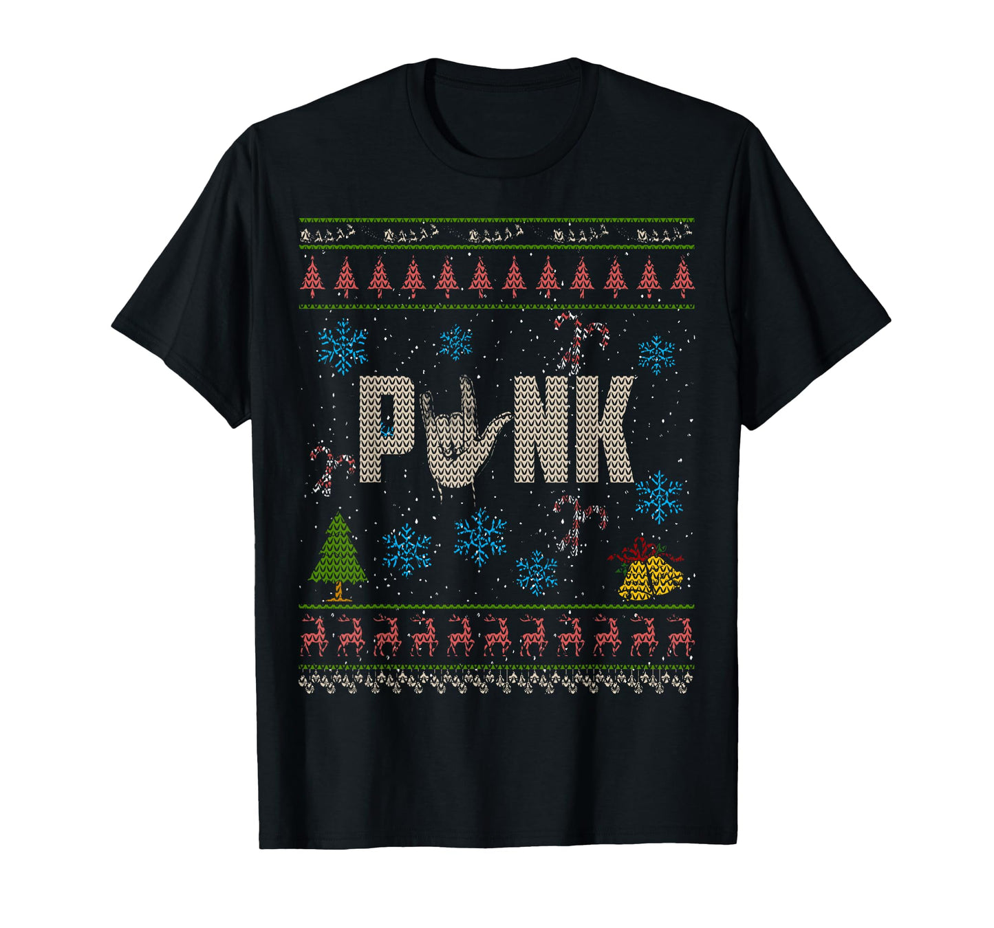 Punk Rock Christmas Ugly Shirt Punk Shirt