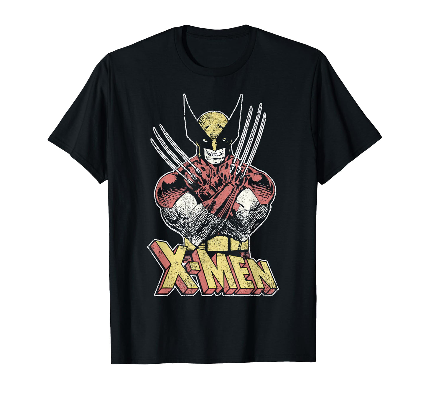 Marvel X-Men Wolverine Classic Comic Vintage Graphic T-Shirt T-Shirt