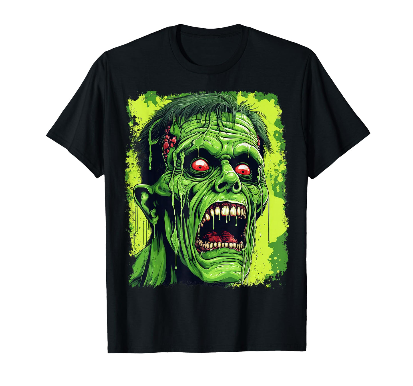 Classic Horror Green Zombie T-Shirt
