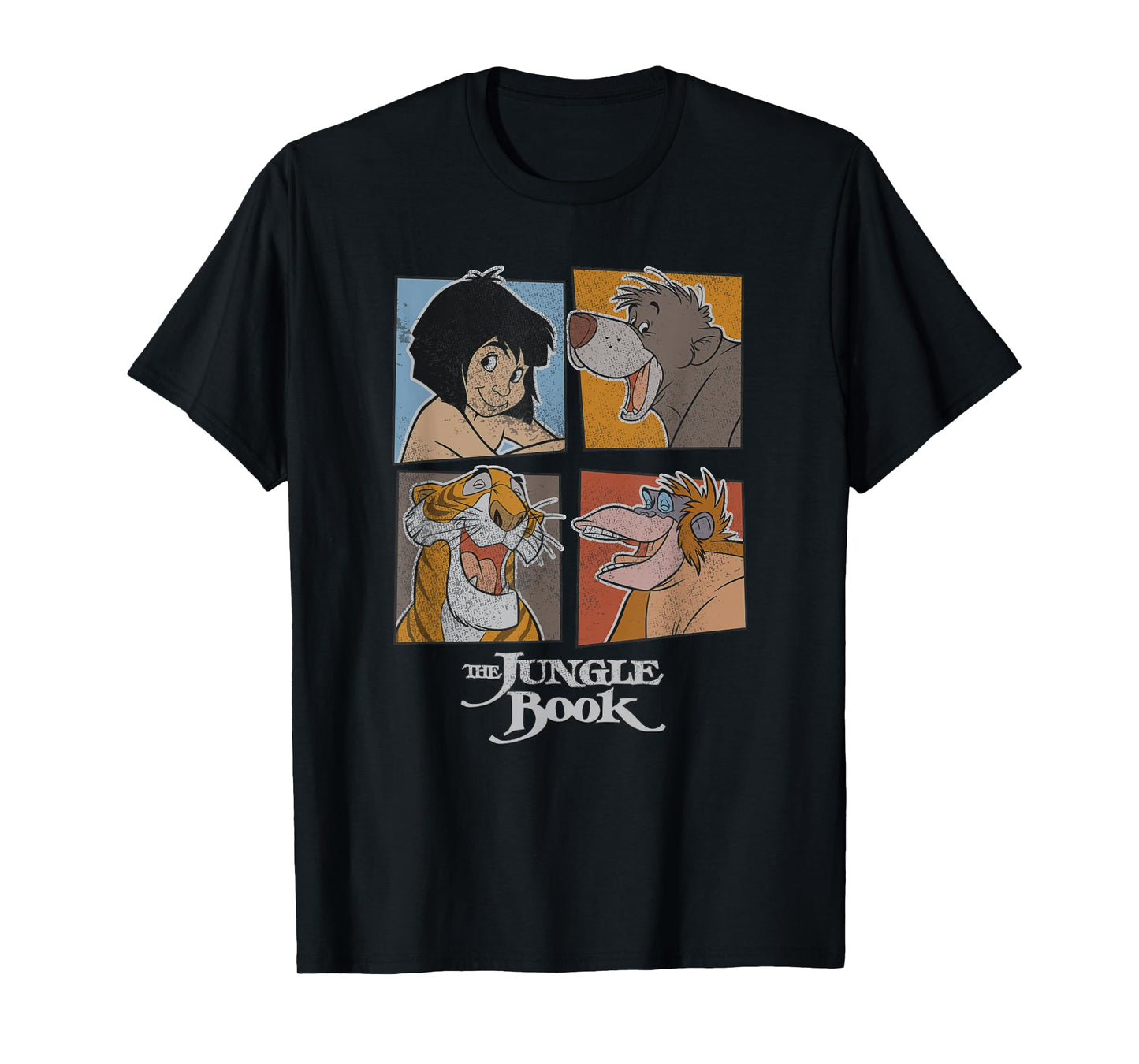 Disney The Jungle Book Character Box Up Poster T-Shirt