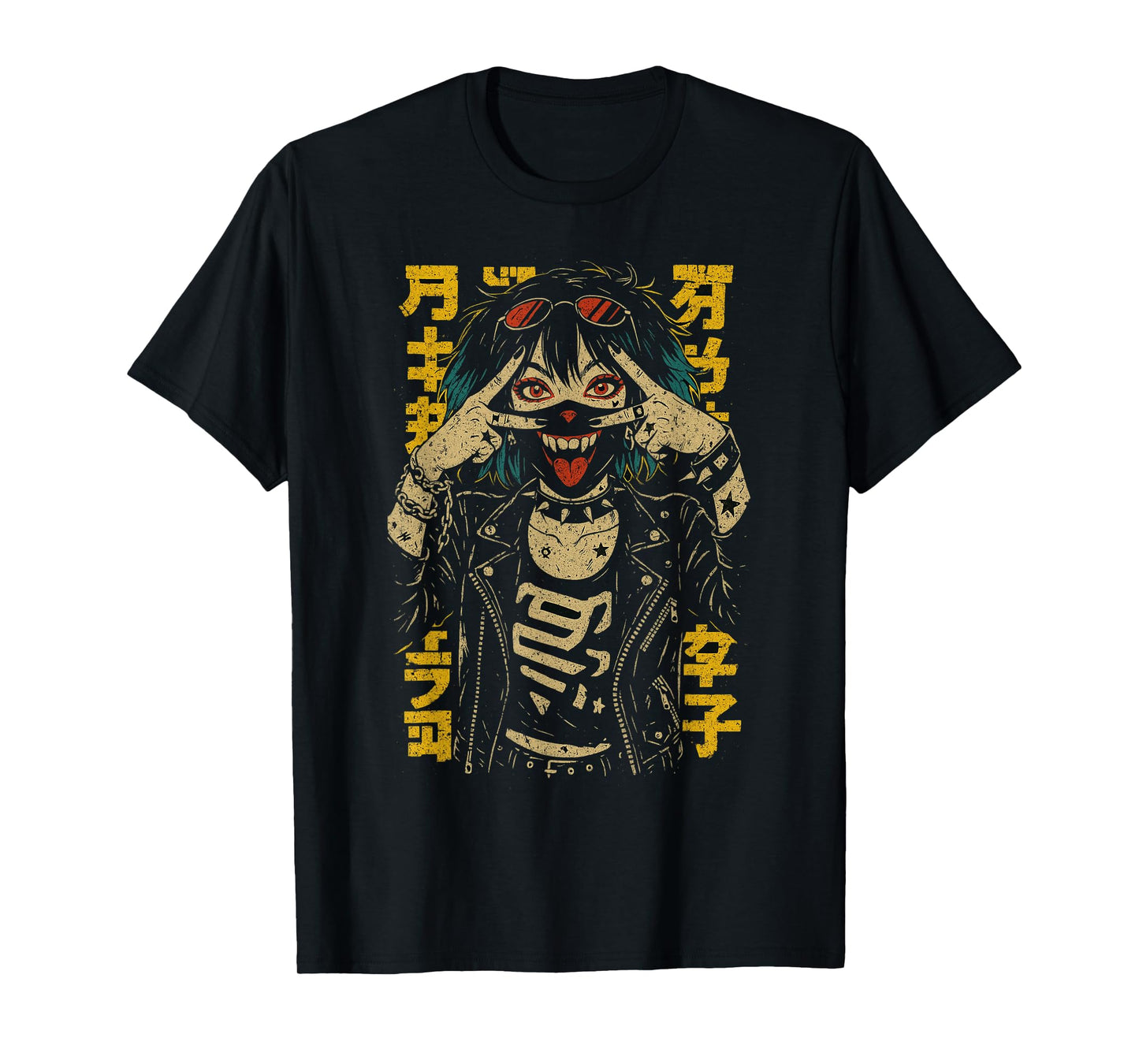 Japanese Streetwear Futuristic Retro Techwear | Anime Manga T-Shirt