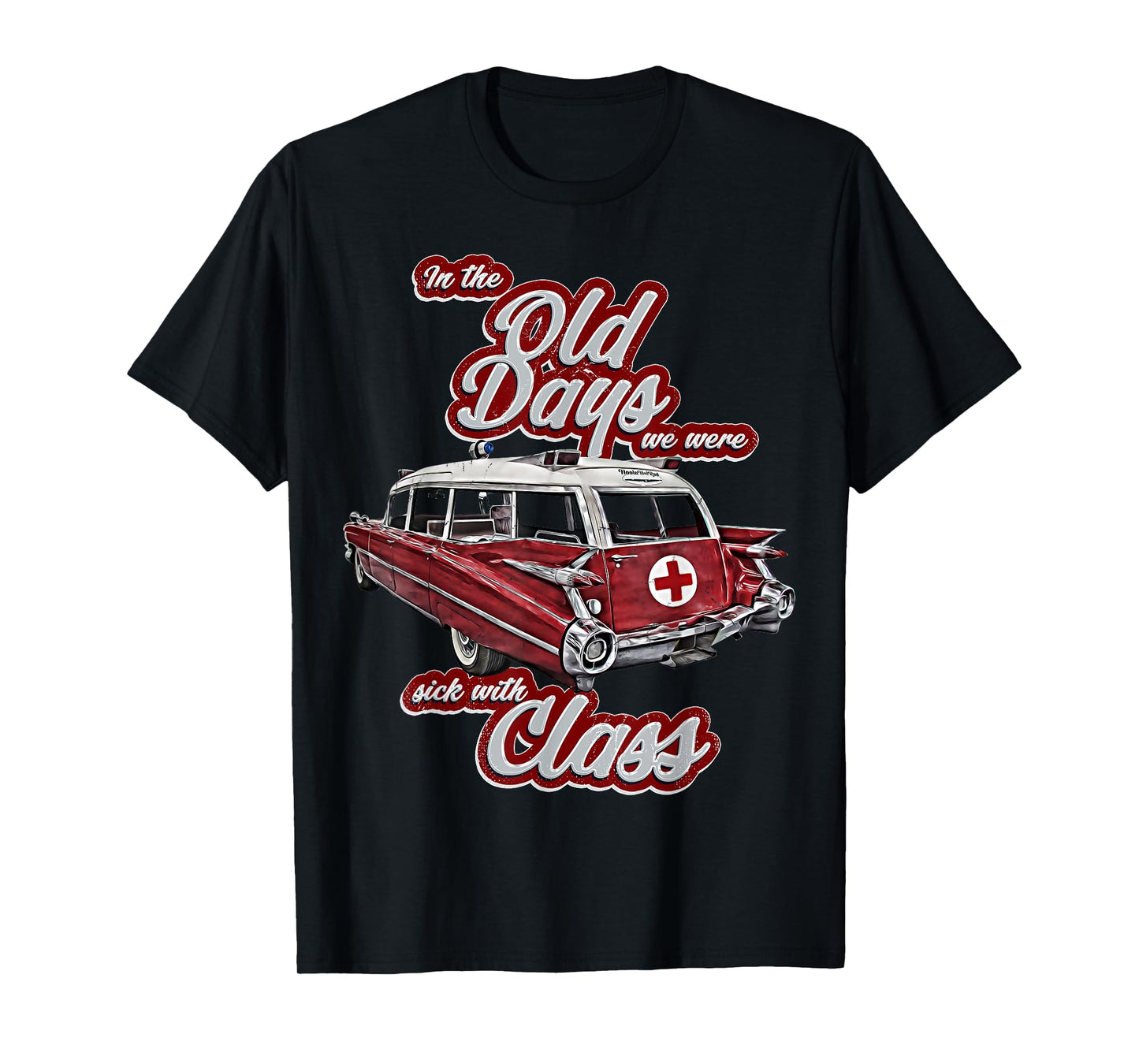 Miller,Meteor,Hotrod,Classic Ambulance car,Hearse1950s,1960s T-Shirt