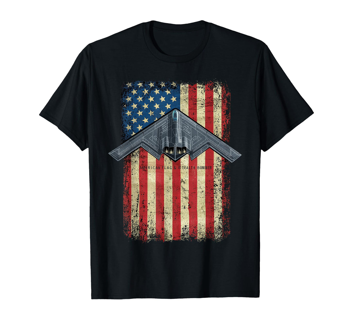 Hammer Time Stealth B-2 Military Midnight Aircraft USA T-Shirt