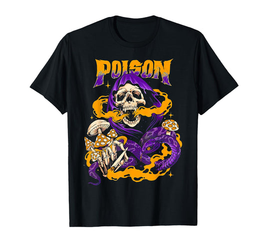 Poison Skull Snake Halloween For Men,Woman T-Shirt