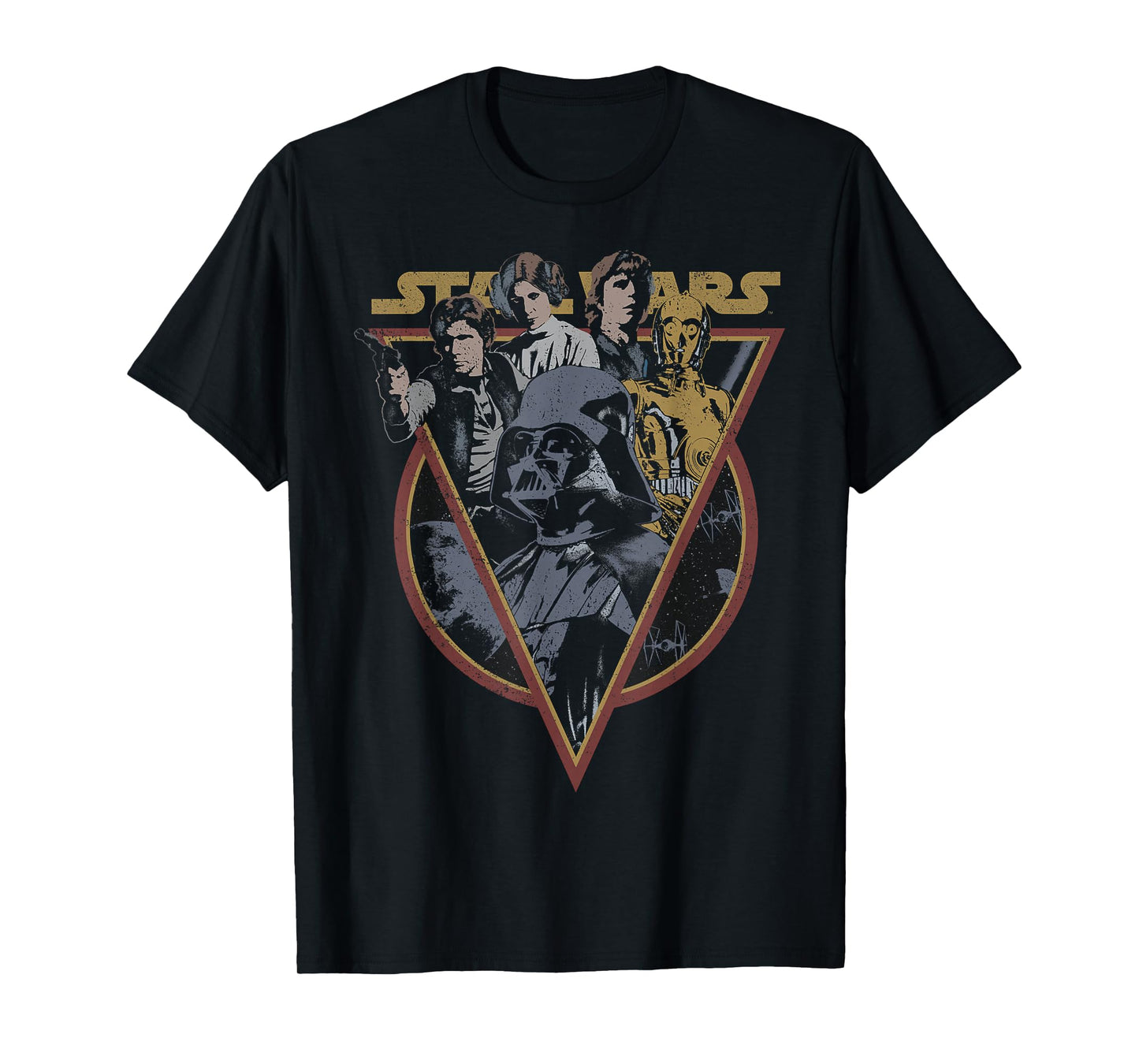 Star Wars Retro Characters Vintage Style T-Shirt T-Shirt