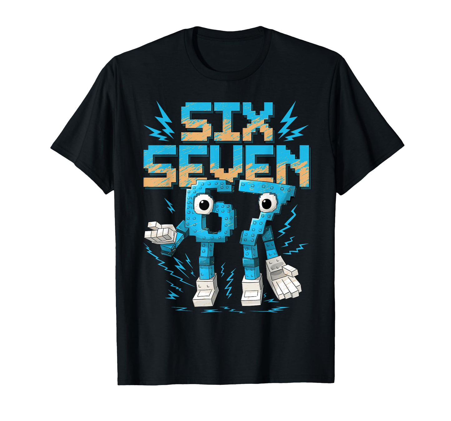 Meme 67 Six Seven 6 7 Italian Brainrot for Men Women Kids T-Shirt
