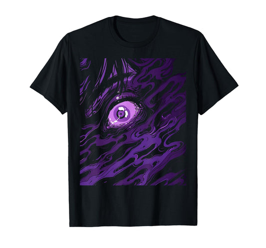 Creepy Japan Japanese Anime Manga Horror Aesthetic Weirdcore T-Shirt