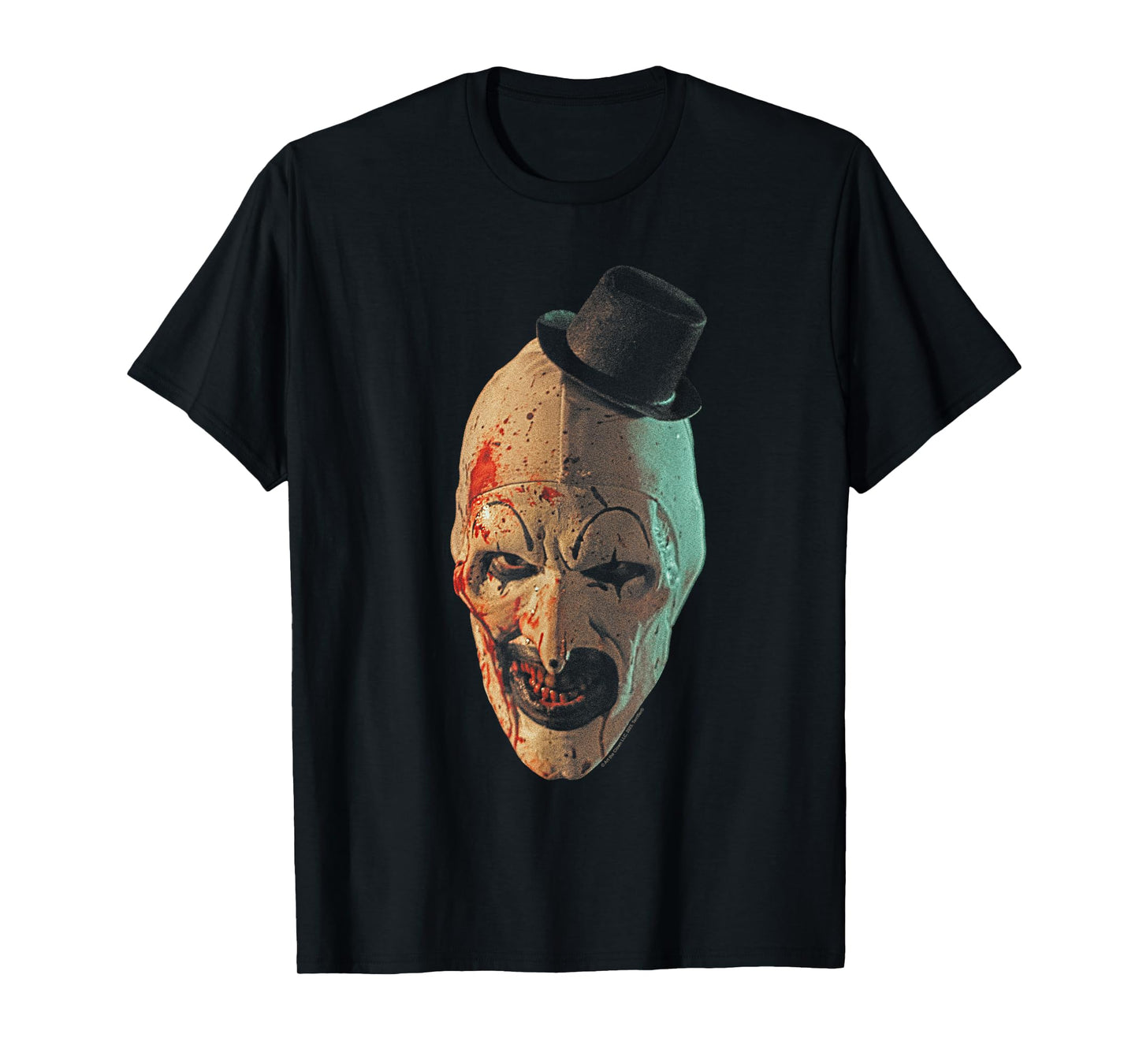 Terrifier Art The Clown Oversized Portrait Horror Movie T-Shirt