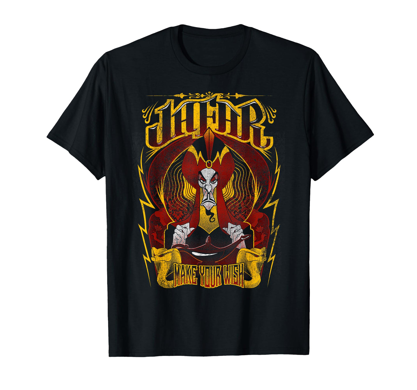 Disney Aladdin Jafar Make Your Wish Graphic T-Shirt T-Shirt