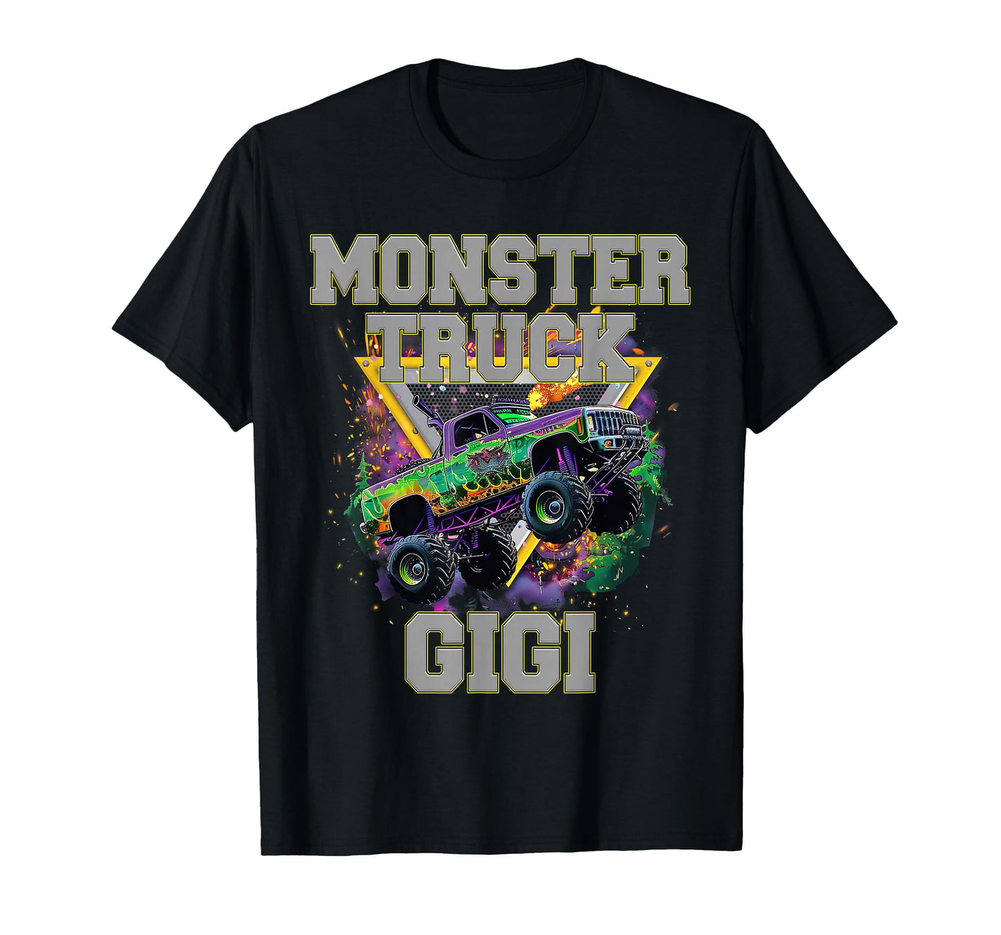 Monster Truck Gigi Monster Truck Are My Jam Truck Lovers T-Shirt