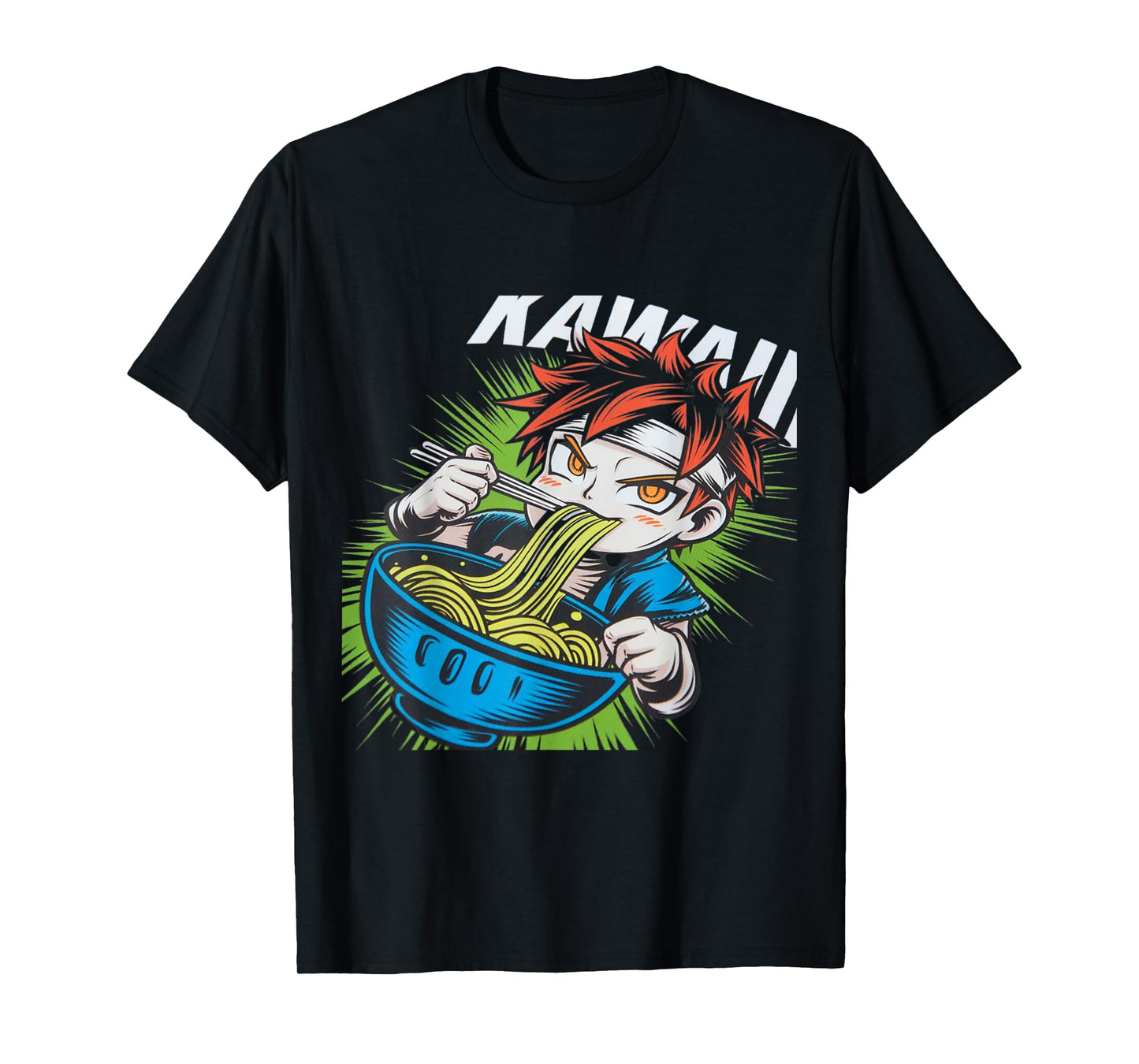 Cool Cute Ramen Shirt Ramen Food Wars Anime Design T-Shirt