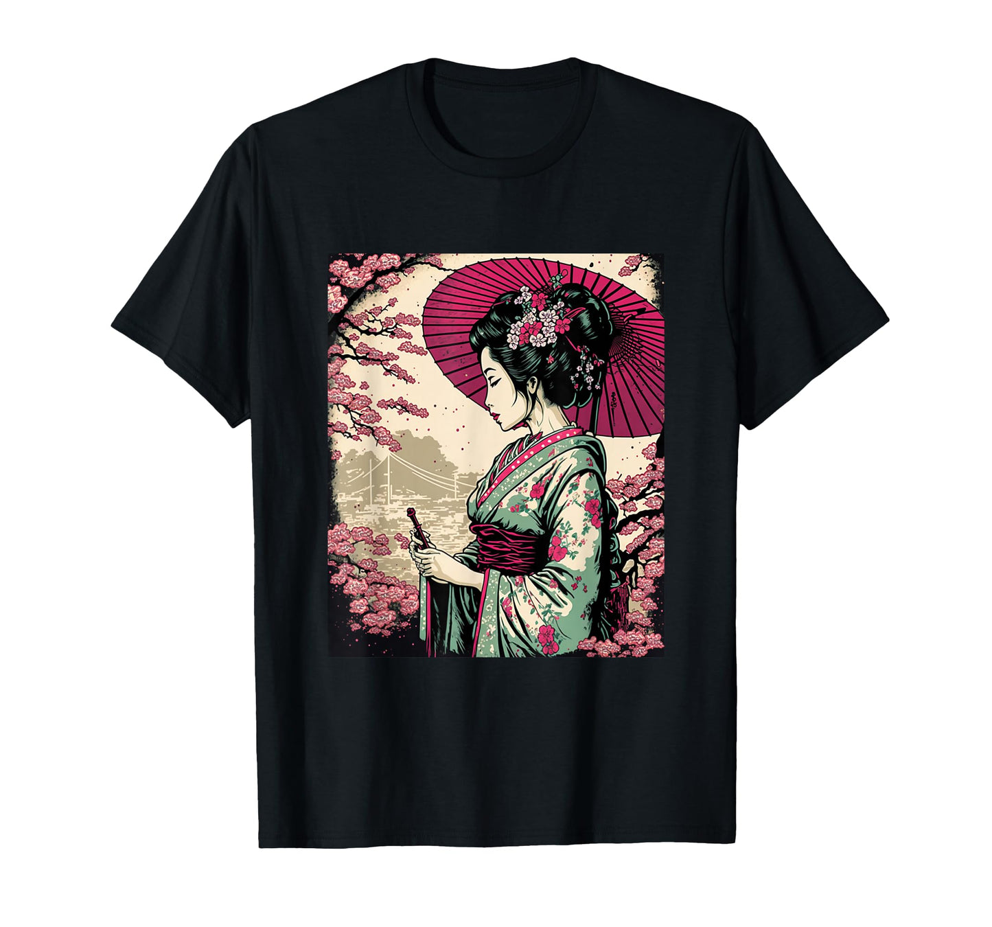 Classic Portrait Geisha T-Shirt