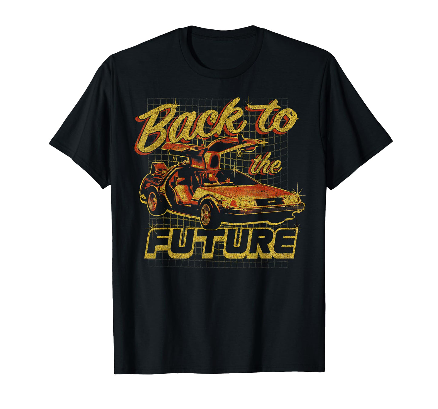 Back To the Future Vintage DeLorean Graphic T-Shirt T-Shirt