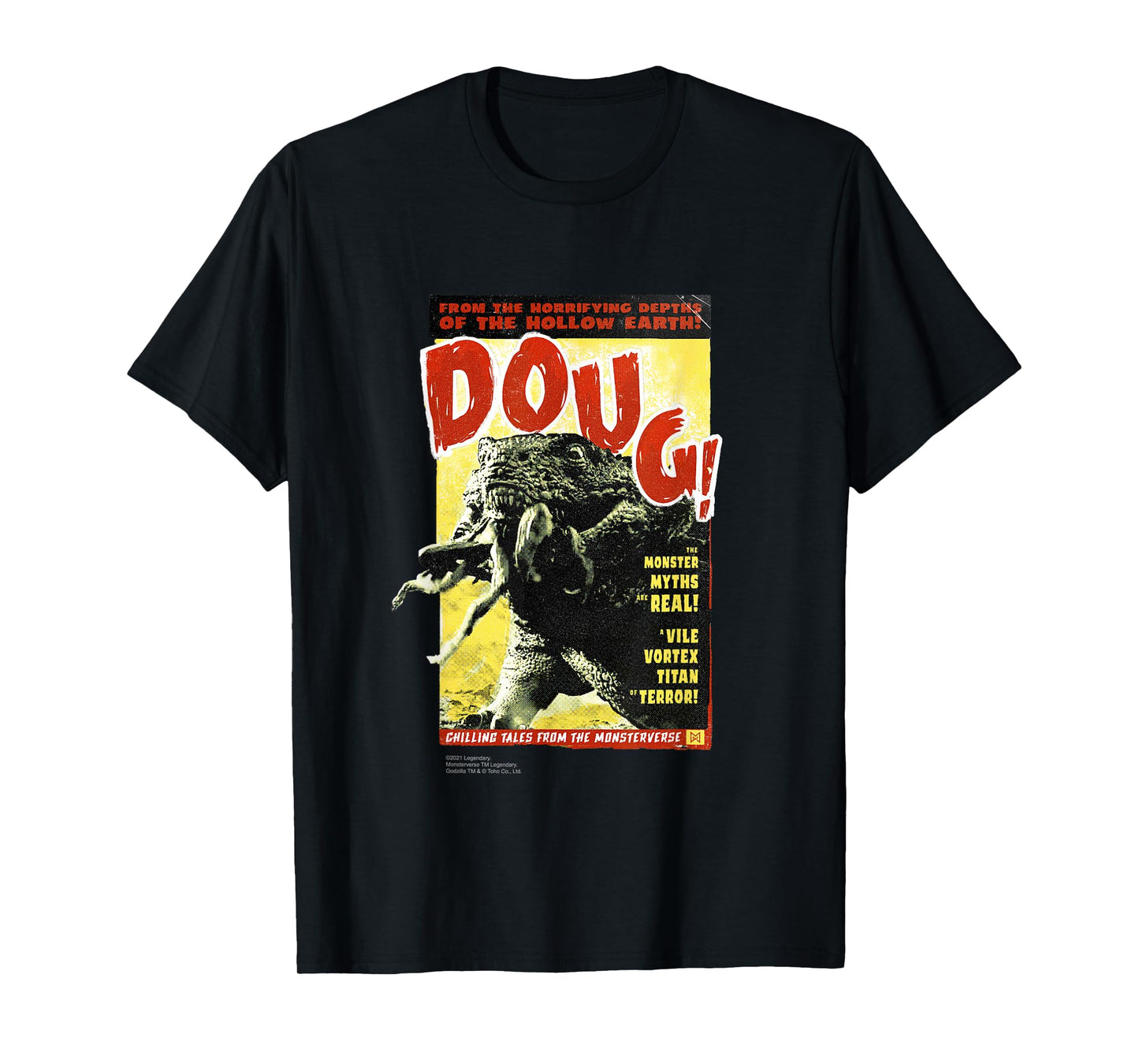 Godzilla vs Kong - Doug! retro poster T-Shirt