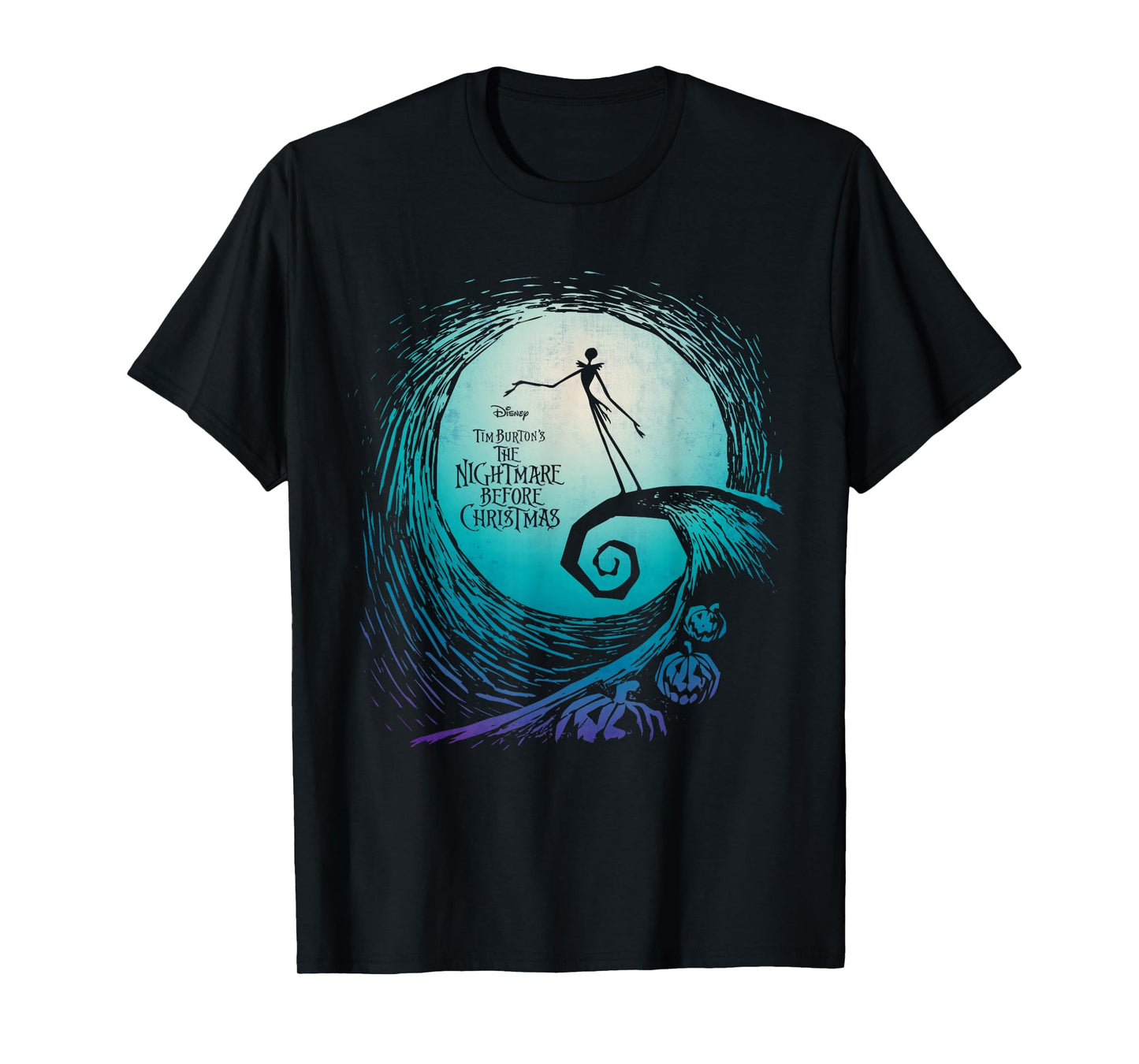Disney Nightmare Before Christmas Jack Movie Logo T-Shirt Small