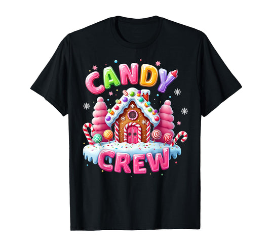 Candy Land Candy Crew Decorations Sweetie Candy Squad Xmas T-Shirt