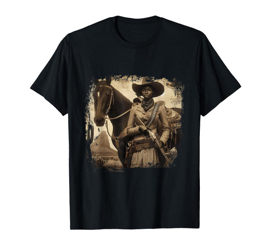 Melanin Cowgirl Swag Cowgirls Black History African T-Shirt