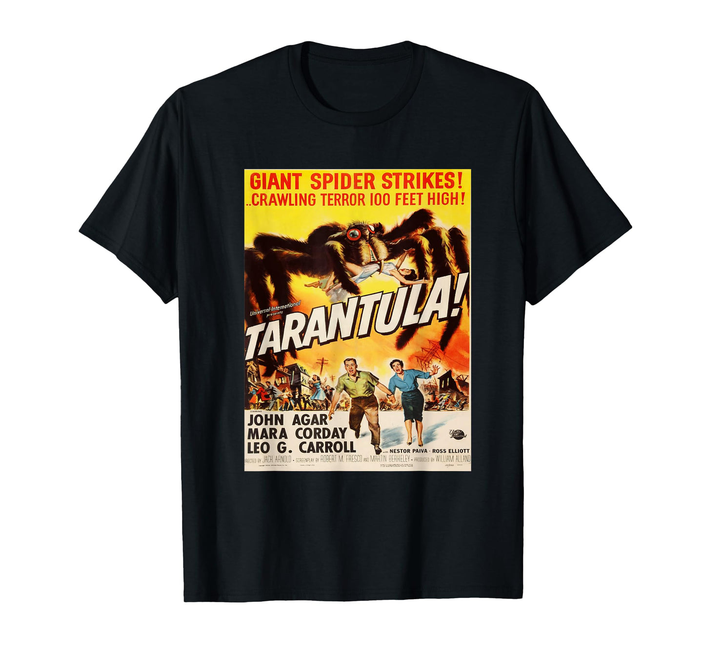 Giant Spider Tarantula, Sci-fi vintage movie poster T-Shirt