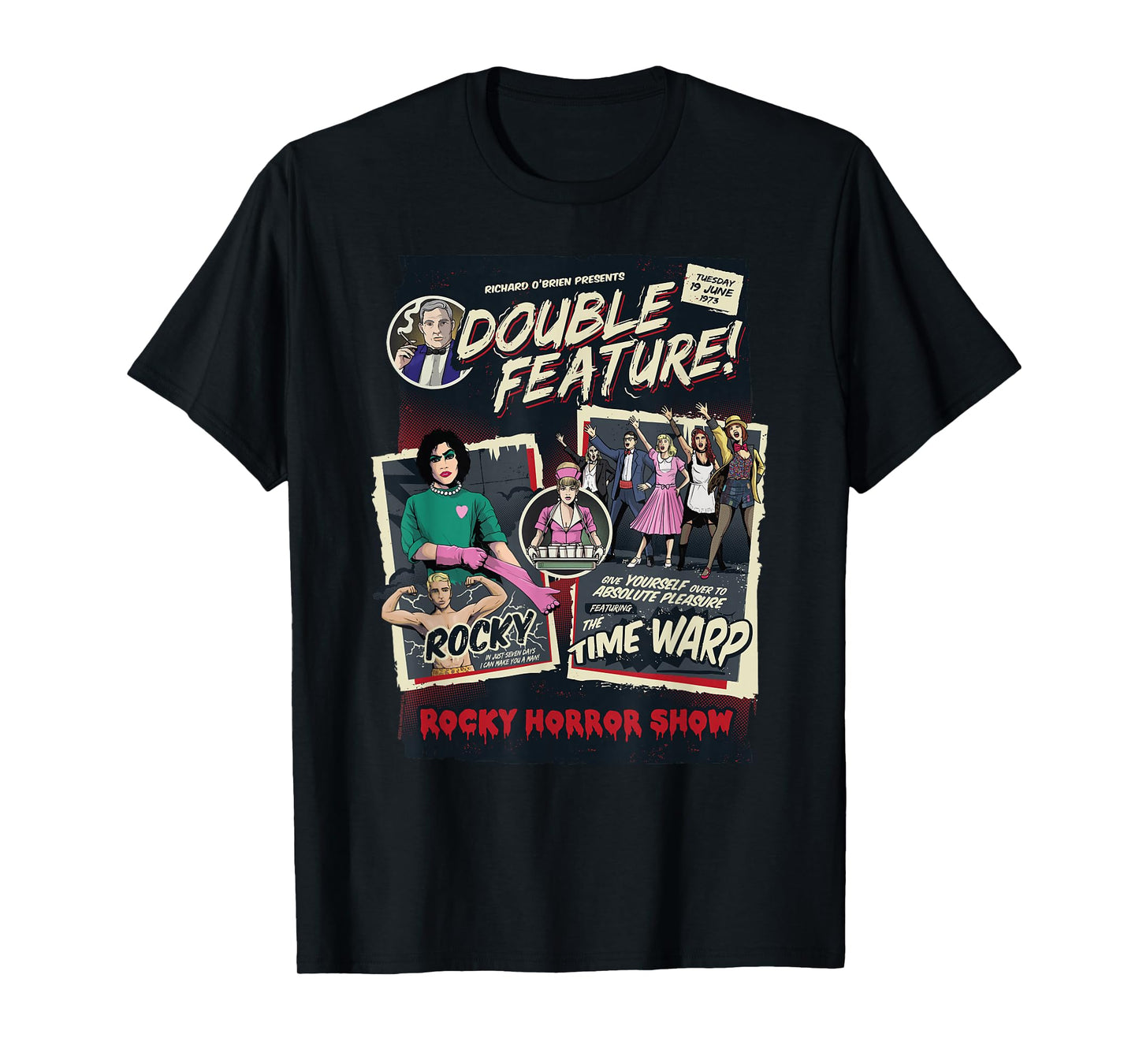 Rocky Horror Show Double Feature Posters T-Shirt