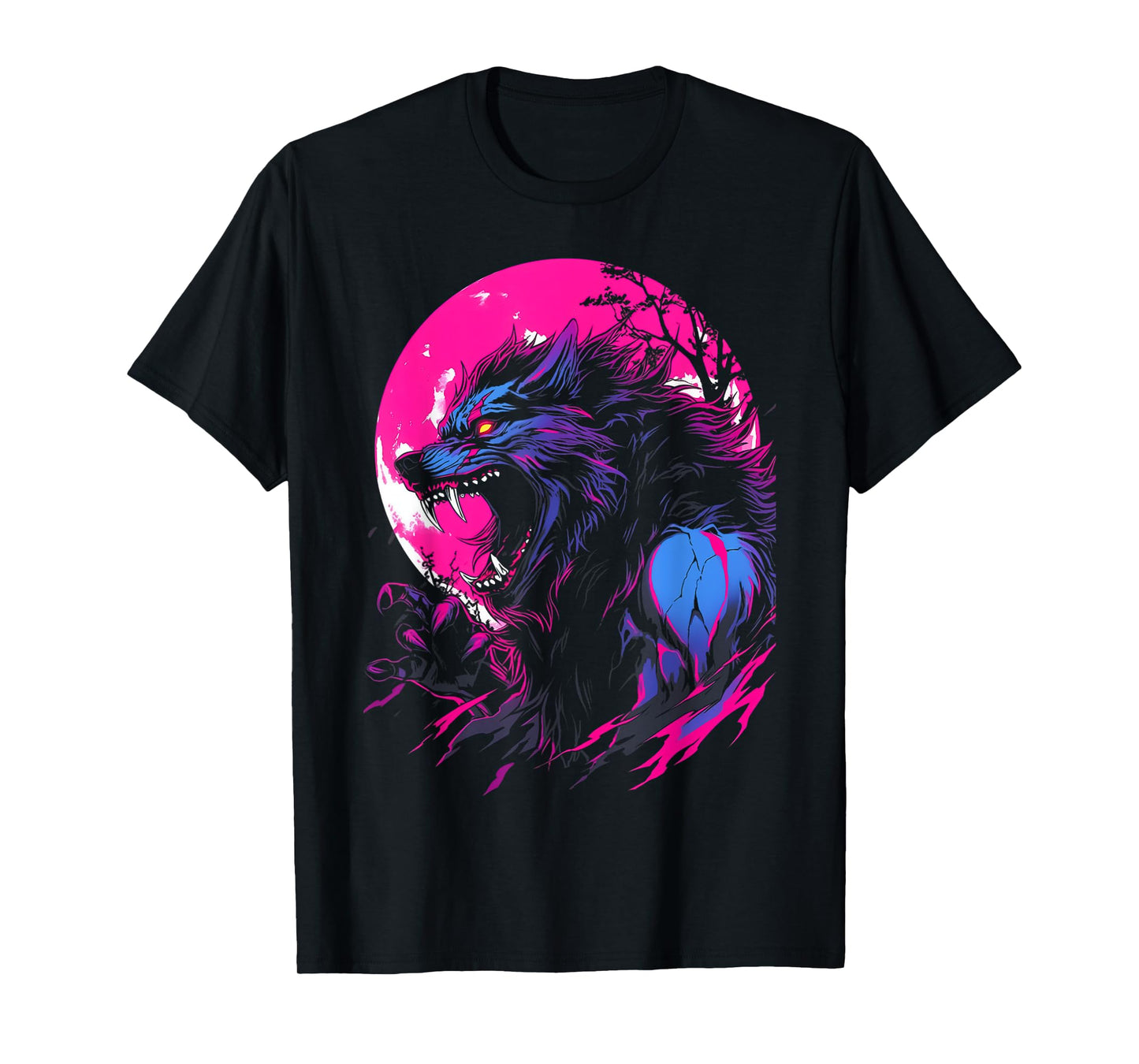 Horror Werewolf Head Halloween Mythology Wolf Shifter Lycan T-Shirt