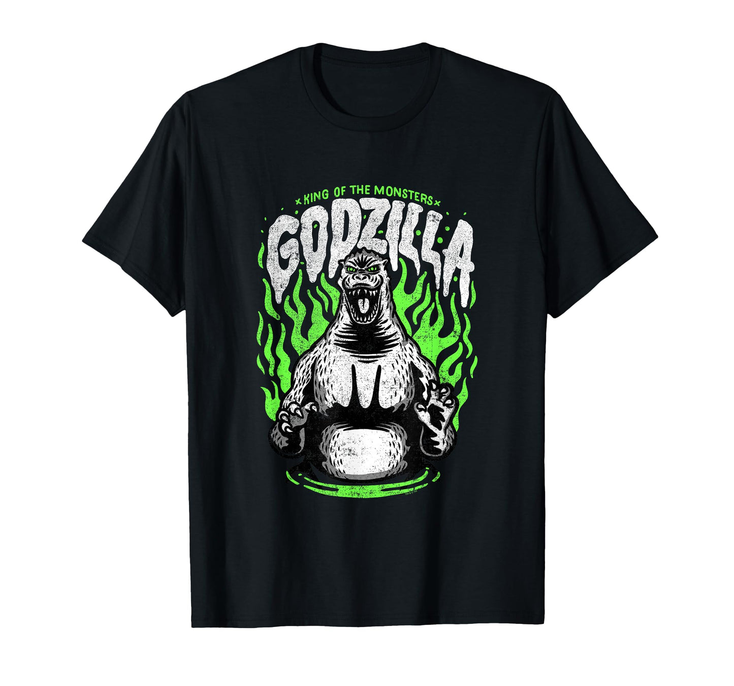 Godzilla Green Flames Edit T-Shirt