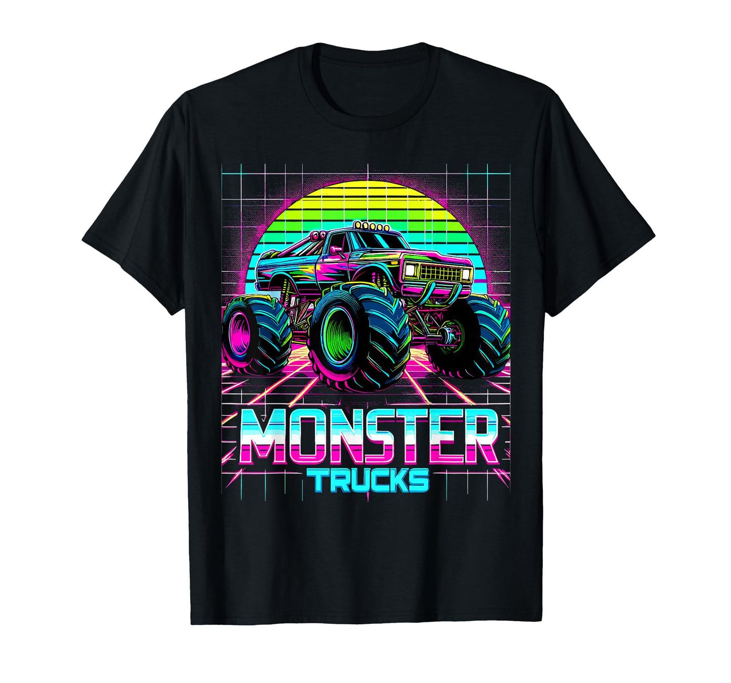 Monster Truck Retro T-Shirt