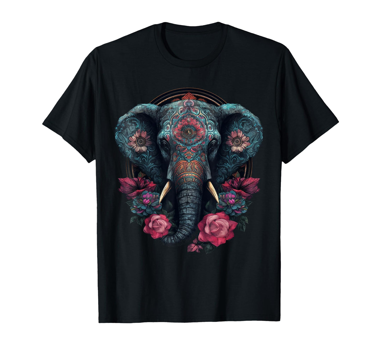 Elephant Art - Animal Zoo Elephant T-Shirt