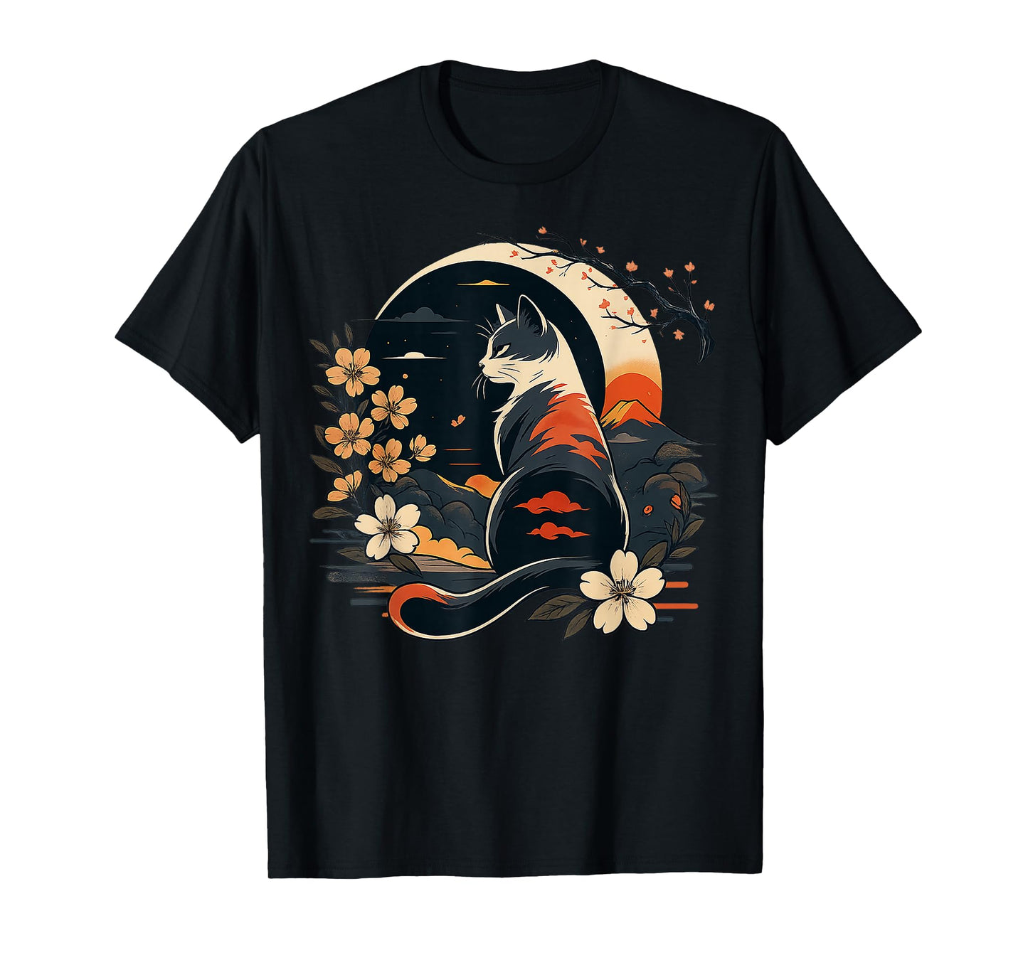 Kawaii Cat Anime Japanese Funny Art Gifts Men Women Kids T-Shirt