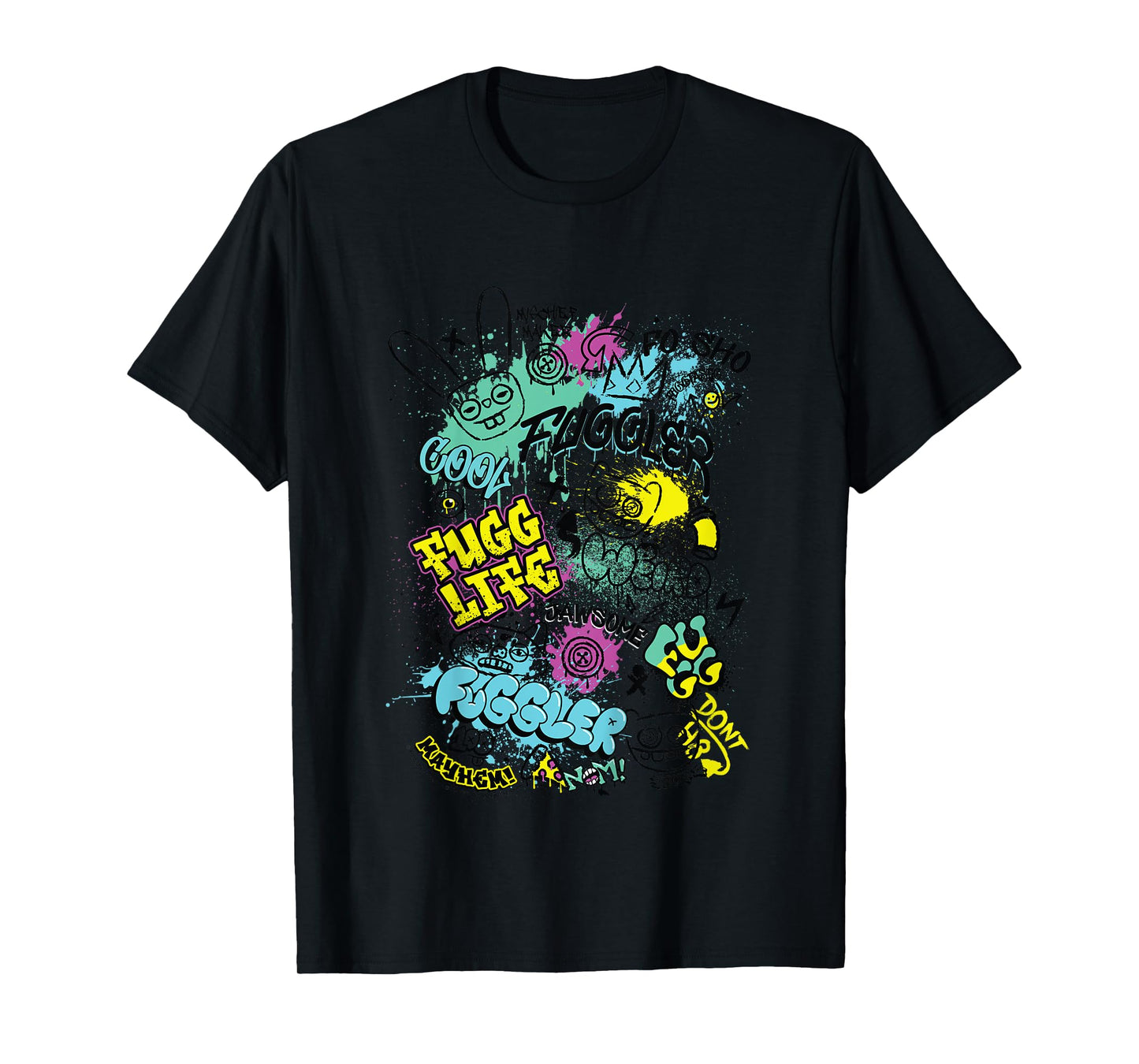 Fuggler Funny Ugly Monsters Graffiti Tags Kids T-Shirt